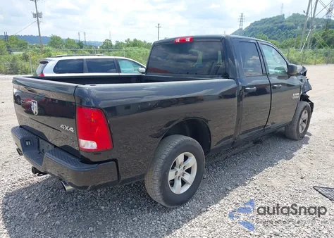 2018 Ram 1500 Express 4X4 6'4 Box from USA, damaged, VIN 1C6RR7FT0JS135581